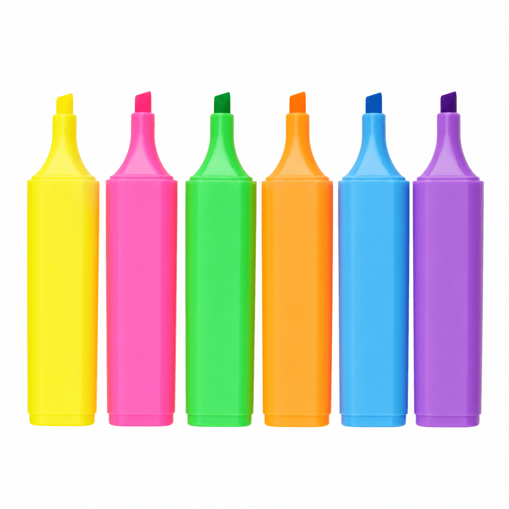 ปากกาไฮไลท์ 6 สี - รูปที่ 1
